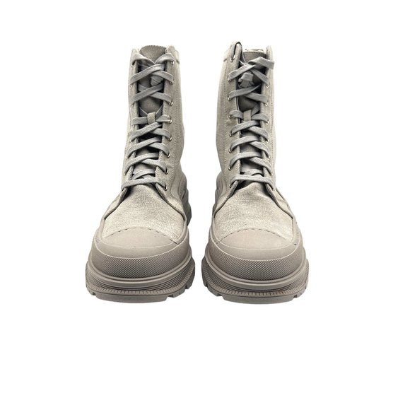 Free People Camp Out Canvas Lace Up Boots Size 39 - Picture 3 of 15